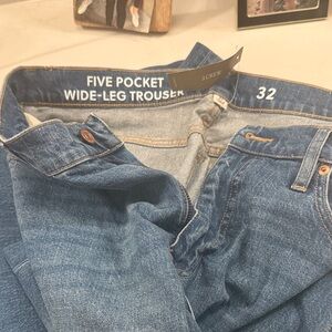 J. Crew Indigo Wide-Leg Women's Jeans